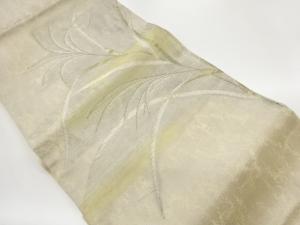 紗 芒模様織出し名古屋帯